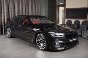 BMW 730Li Individual in Ruby Black Metallic by Abu Dhabi Motors 2018 года